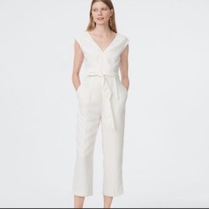 Club Monaco White Jumpsuit